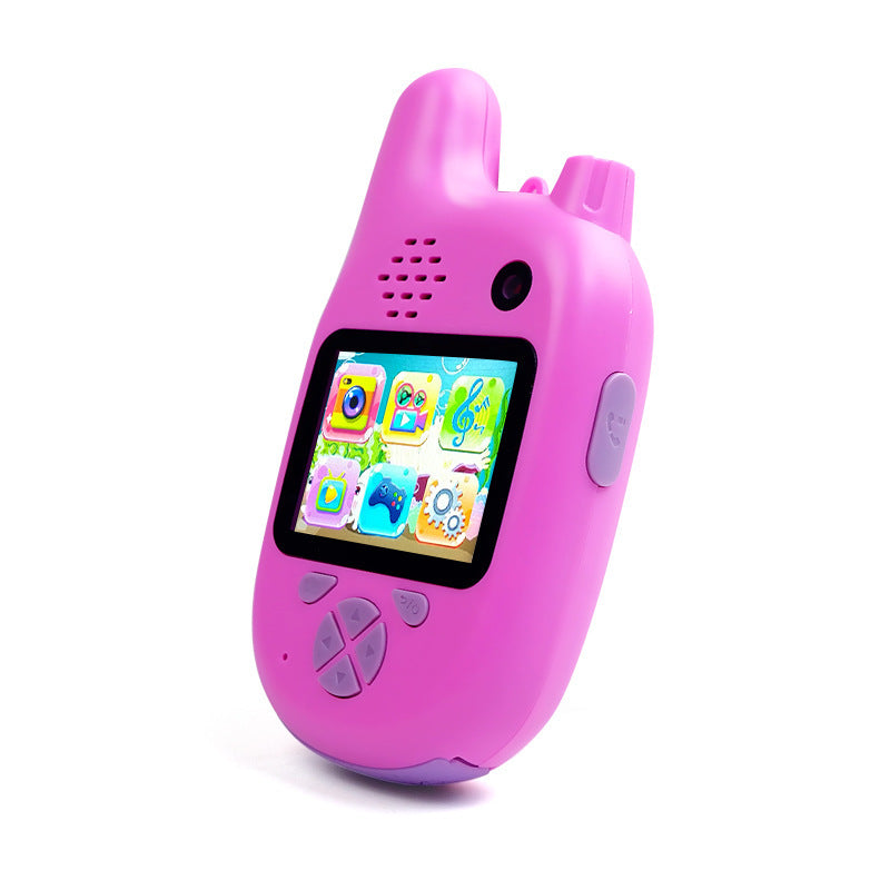 Walkie-Talkie-Kinderkamera-Spielzeug Mini HD Cartoon-Kameras