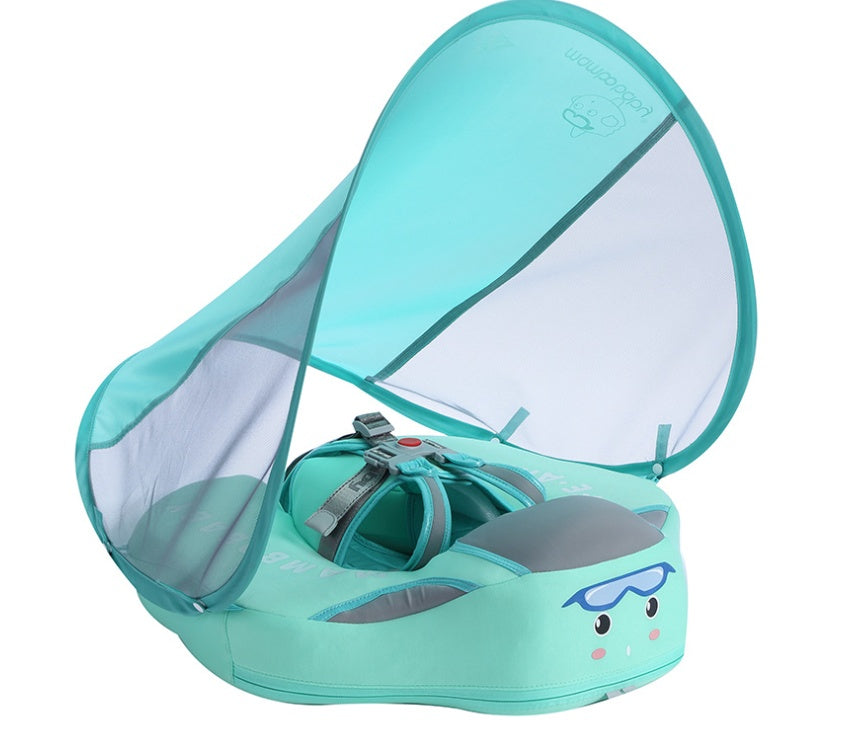 Anello sdraiato gonfiabile gratuito per bambini anello di nuoto anti-torto