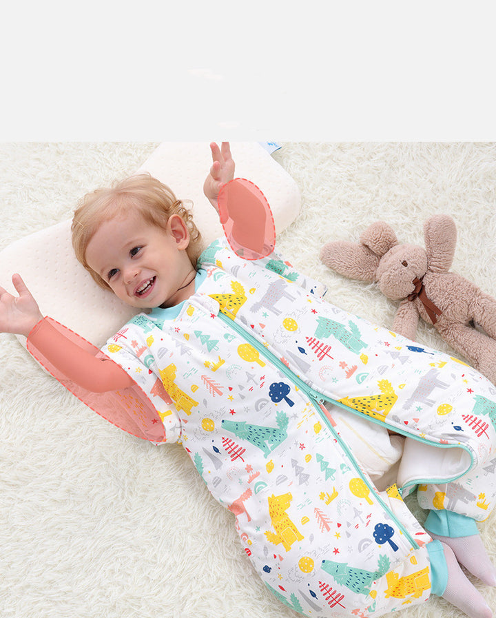 Baby Sleepsacks Cartoon Pattern Baby Sleeping Bag Carriage Sack for Newborn Split Leg