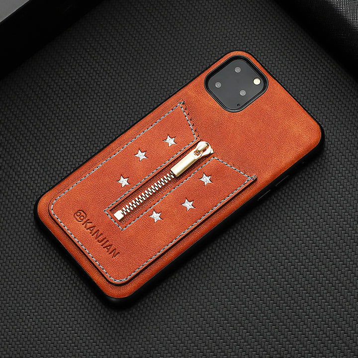 Zipper phone case
