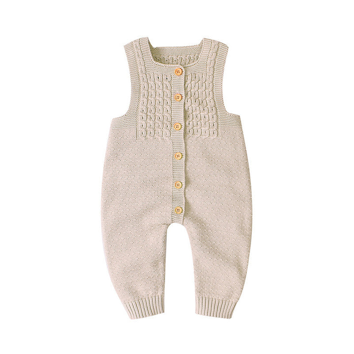 Baby mouwloze eendelige romper