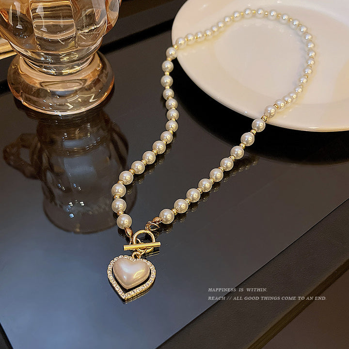 Collar de perlas colorido de diseño de interés especial para mujeres