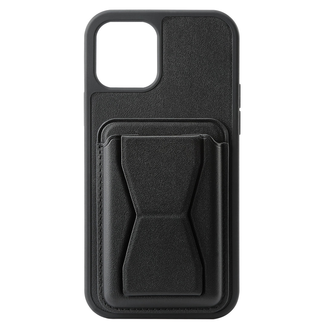 Back Cover Faux Leather Tpu Desktop Card Holder Phone Case