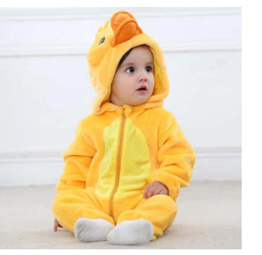 Baby Jumpsuit Newborn Flannel Animal Romper