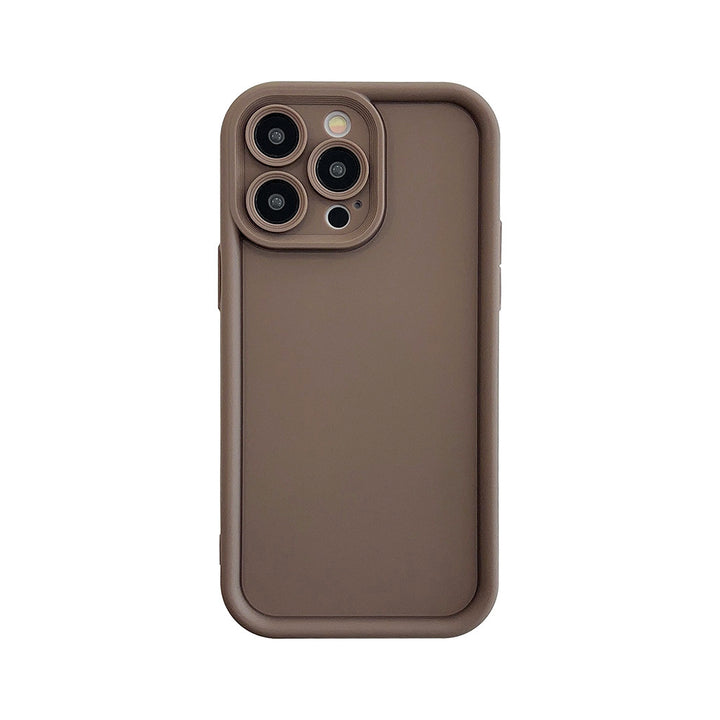 Solid Color All-inclusive Silicone Phone Case