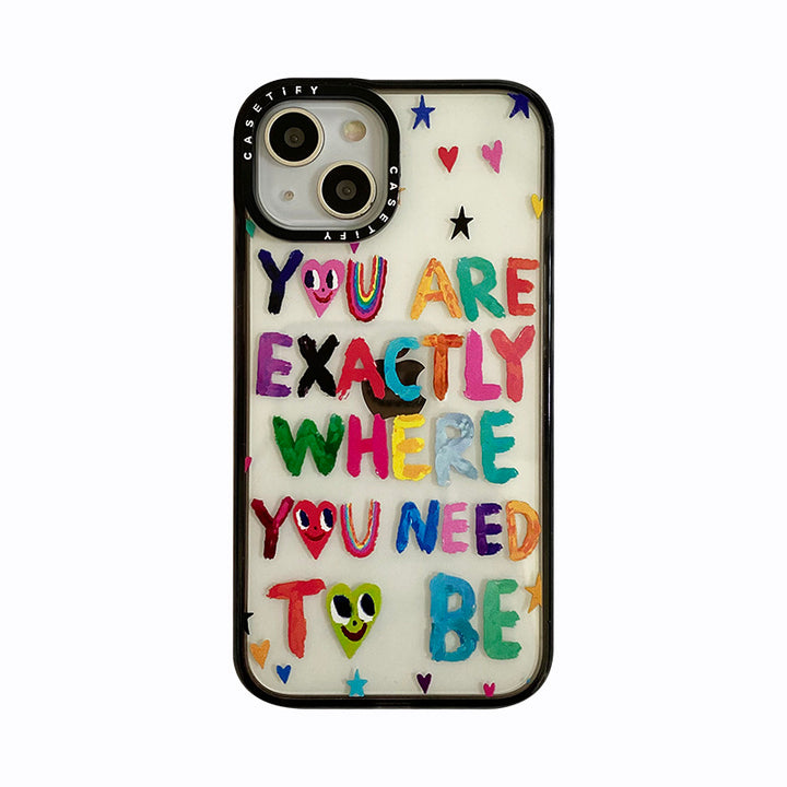 Rainbow Bear Phone Case Akrylbeskyttelsesveske