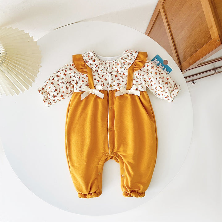 Baby Onesie New Fake Fake Two Piece Bumbac Haine de bumbac