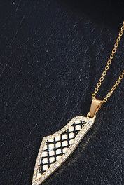 Collier d'huile de triangle en acier inoxydable