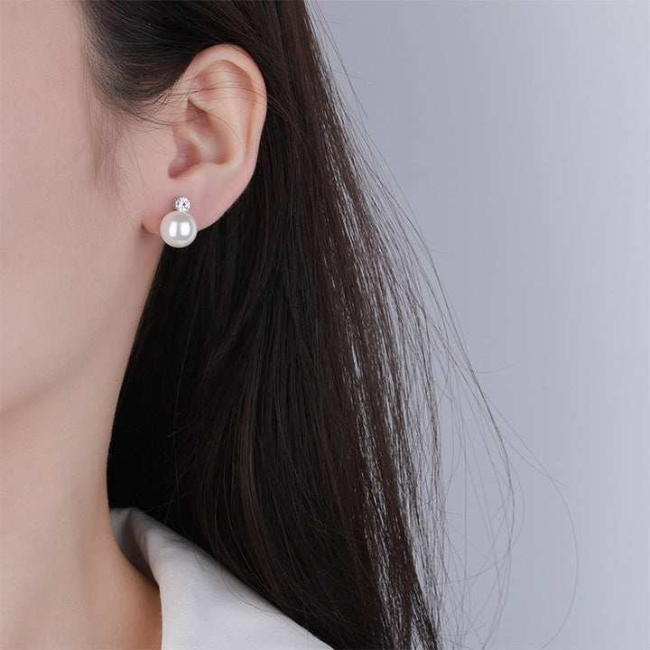 Boucles d'oreilles de perles Internet célébrités mode apparition