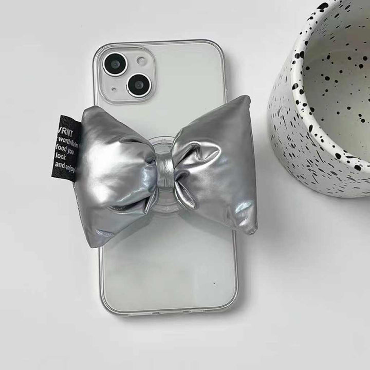 Étui de téléphone à la coque souple transparente Bow Down