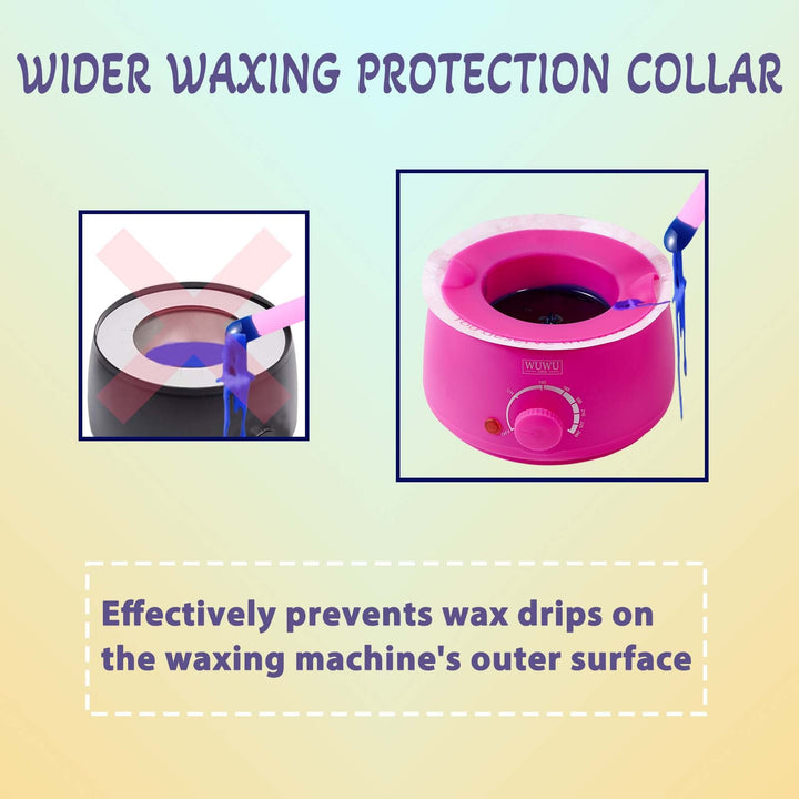 WUWUVISTA Waxing Protection Collars 10pcs In 1 Pack For 7 Oz And 14 Oz Wax Warmers&Wax Cans, Professional Warmer Collars Wax Tools, Wax Accessary