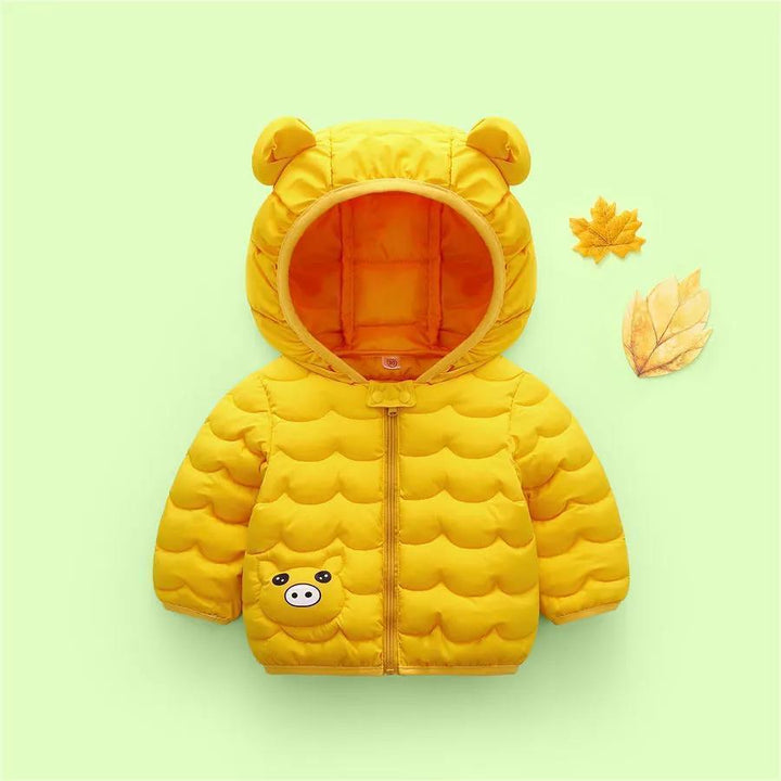 Dikke warme warme jas van kinderen voor baby's voor baby's