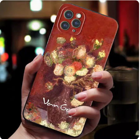 Van Gogh Starry Sky Teléfono móvil 3D Soft Case