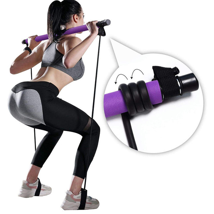 Fitness Yoga Pilates Bar accessoires de gym portable Sport Body Body Body Body Body Resistance Body For Home Trainer Entraîneur