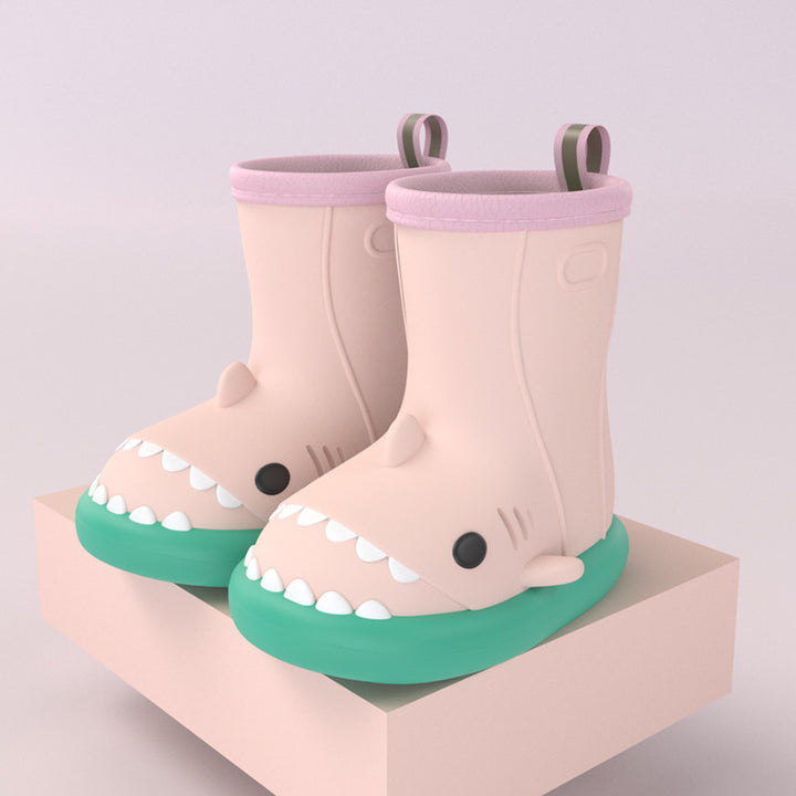 Zapatos tiburones botas de lluvia para niños