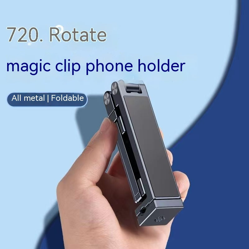 Aliaj de aluminiu Portabil Portabil Clip Foldable Telefon Lazy