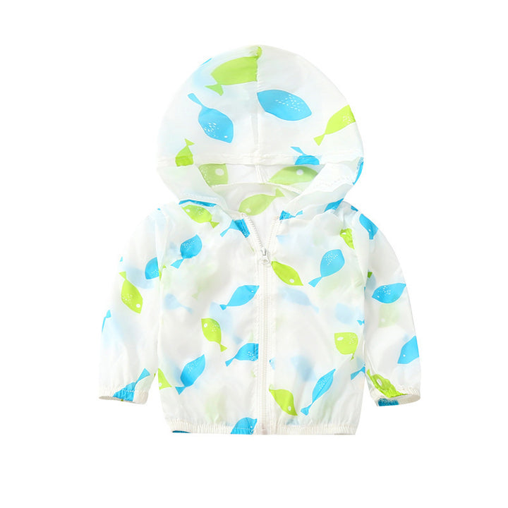 Children's Sun Protection Clothing Skin Clothing Thin And Breathable