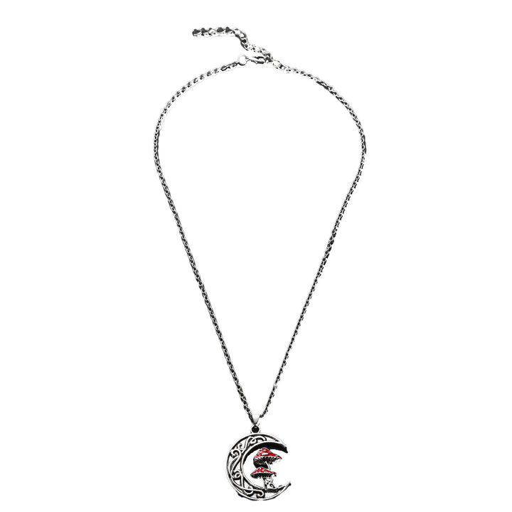 Collier rétro Hip Hop Niche Moon Red Chample