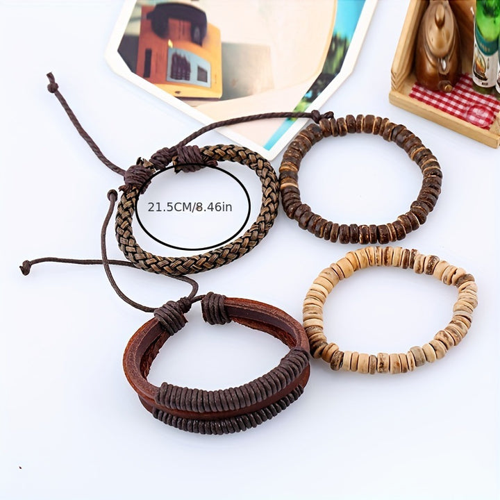 European And American Simple Retro Set Bracelet Diy Weaving