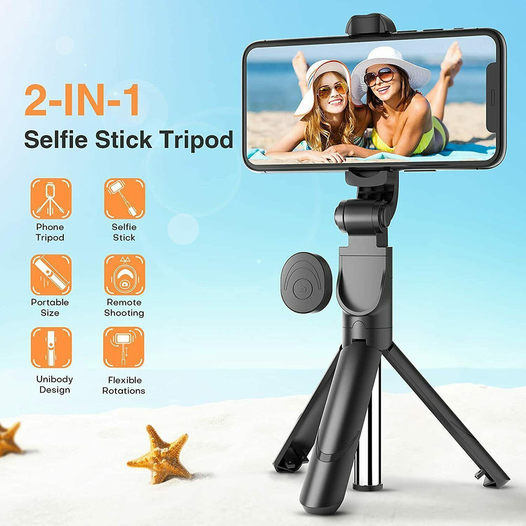Fit Telescopic Selfie Stick Bluetooth Tripod Monopod Holder