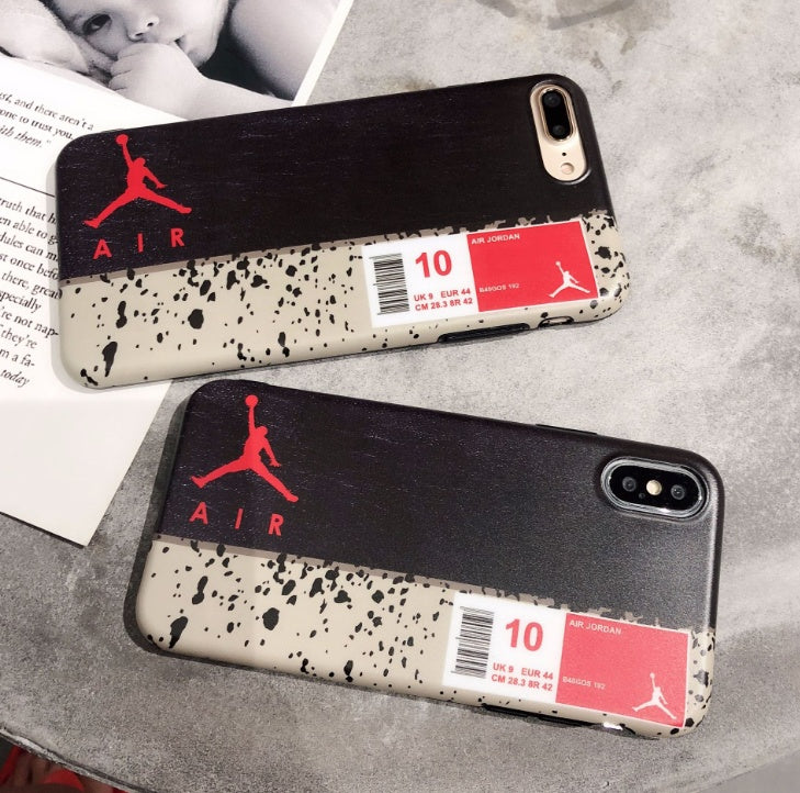 Compatible avec Apple, compatible avec Apple, Hot Brand Fly Man Jordan Soft Silicon Cover Case pour iPhone 6s plus 7 Plus 8 8Plus x xr xs Max Junmp Fashion Phone Cas