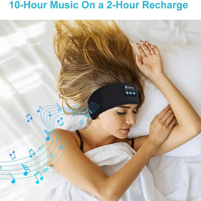 Безжични Bluetooth Спящи слушалки за глава тънка мека еластична комфортна музикална уши телефони Очна маска за странични спални спортове