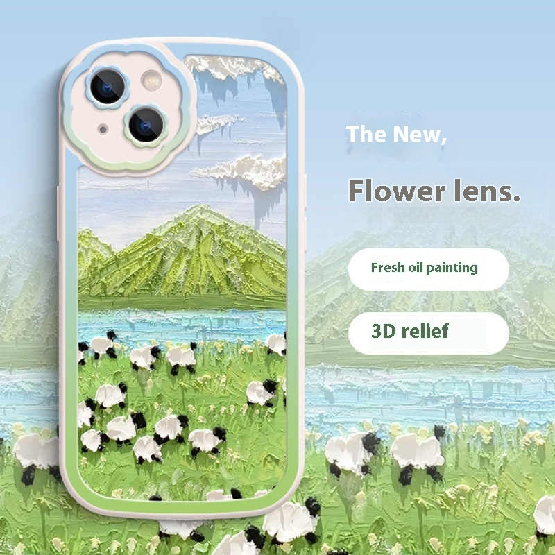 Odpowiednie malowanie olejne obiektyw Flower All Inclusive Case