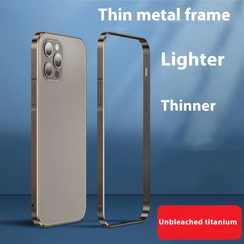 Metalen frame gespeld telefoonhoesje