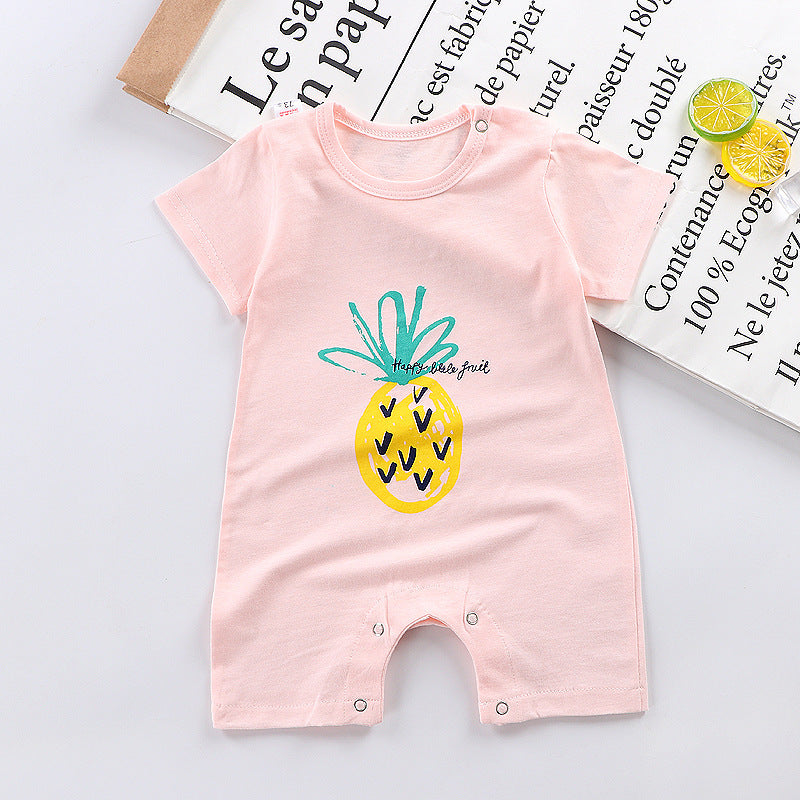 Baby Jumpsuit Short Sleeve Baby Climbing Suit