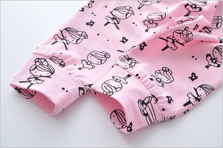Fetițe pentru bebeluși haine thirt tricou de tati tricou de desene animate pantaloni cu bandă de cap pentru bucăți de îmbrăcăminte