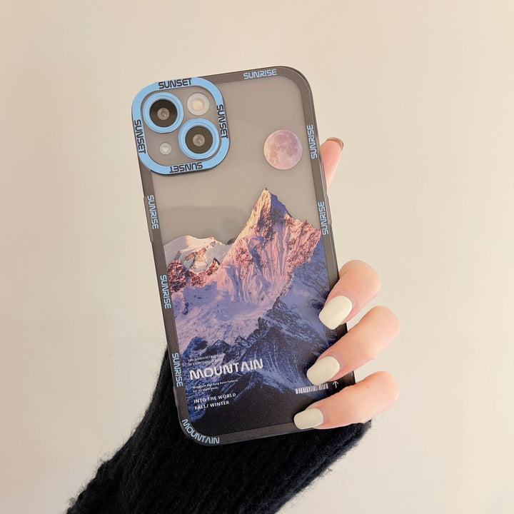 Case de silicone mobile de Snow Mountain