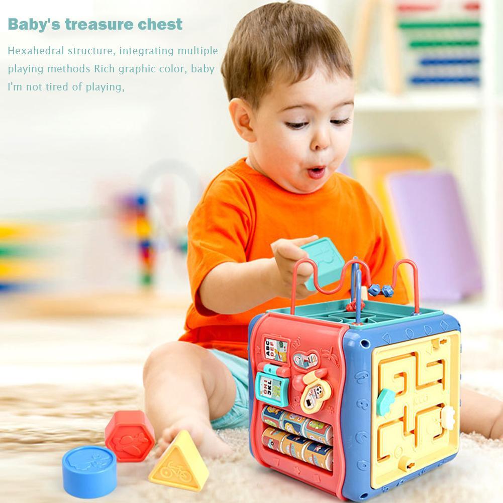 Bebek hexahedron eğitim oyuncakları