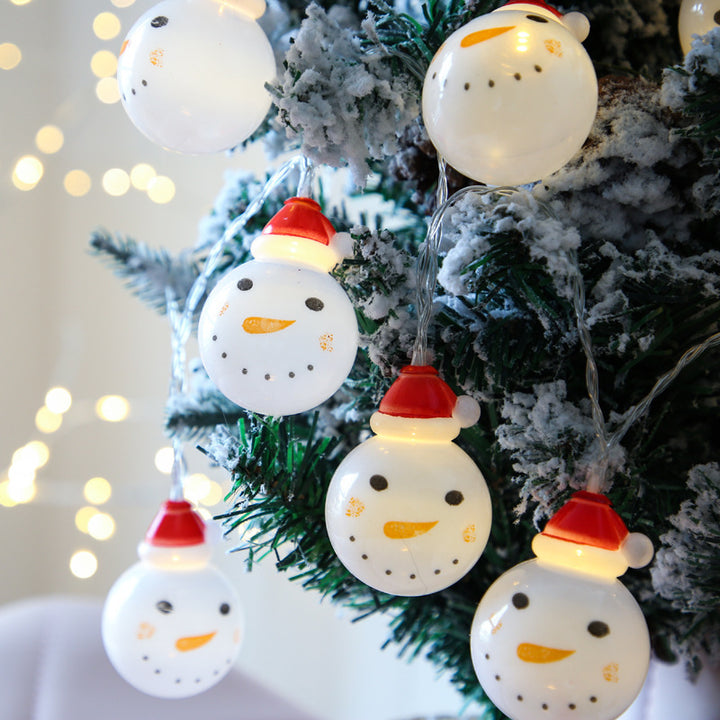 雪だるまのストリングライトクリスマスライト装飾ライト