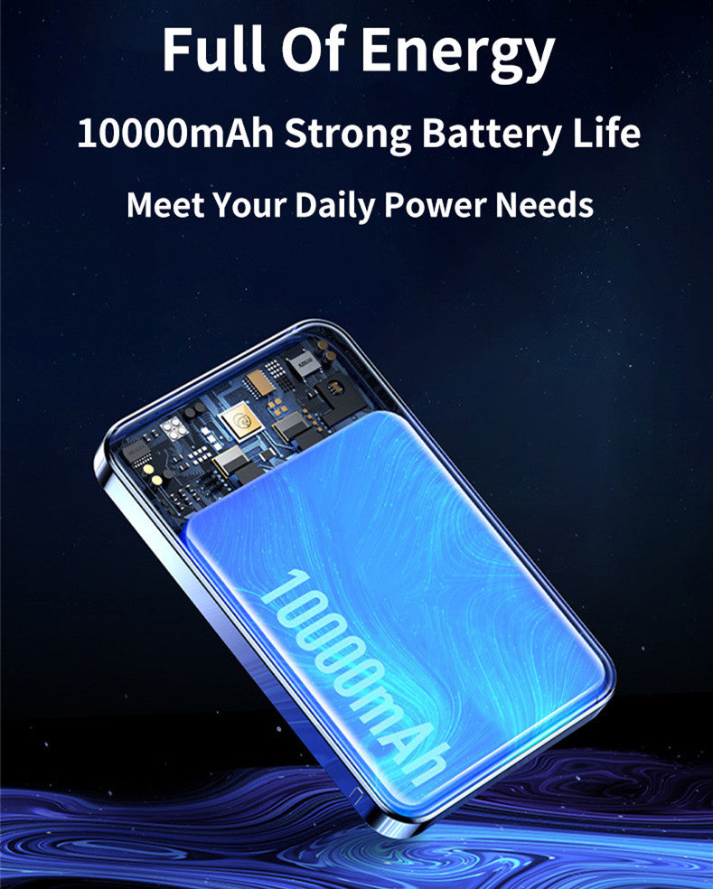 Transparent Magnetic Power Bank 22.5W Fast Charge
