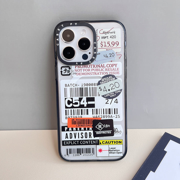 Fragile Label Drop-resistant Magnetic Phone Case