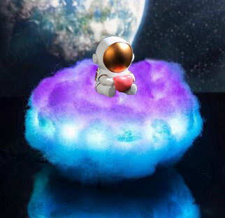 LED Bunte Clouds Astronautenlampe mit Regenbogeneffekt als Kindernachtlicht kreatives Geschenk