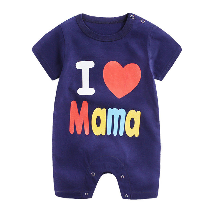 Baby one-piece clothes summer cotton