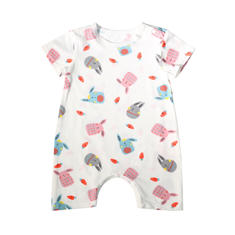 Short sleeve baby bodysuit