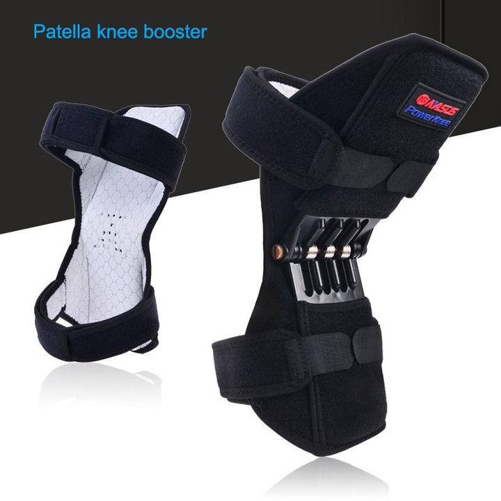 Souppe à genou de haute qualité Patella Booster Spring Knee Souple Support pour l'alpinisme Squat Sports Knee Booster