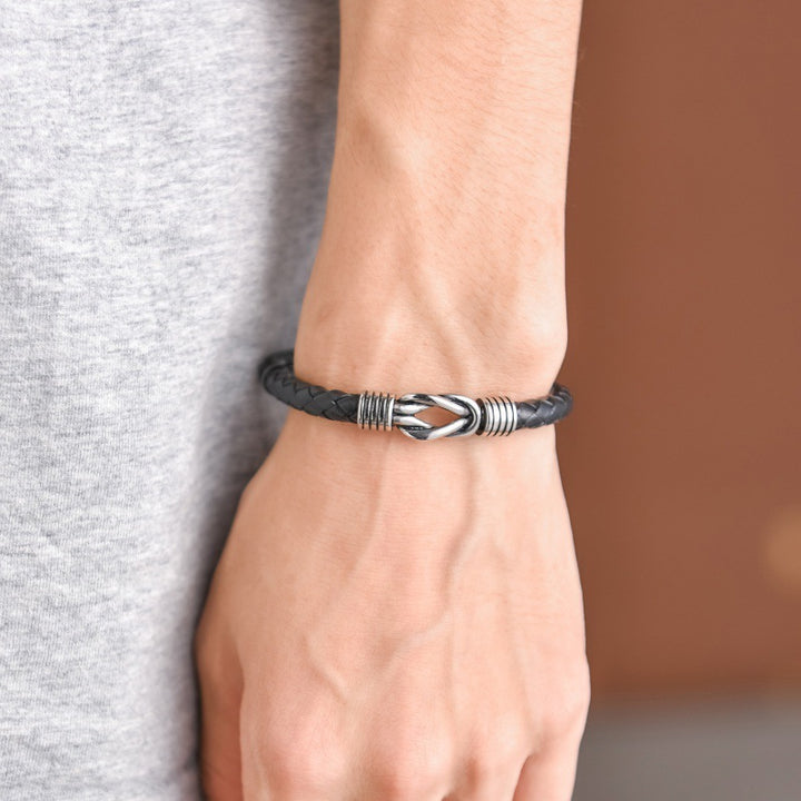 Fashion Personality Leather Men's Bracelet Jewelry