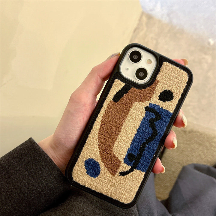 Towel Embroidery Phone Case Protective Case