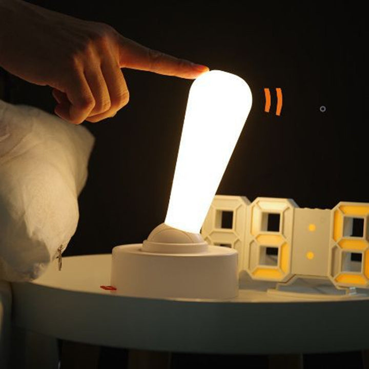 Işık Kapalı Yatak Odası Başucu Atmosfer Işık Silikon USB Şarj Edilebilir Duvar Işık Silikon Küçük Gece Lambası Dekorasyon Ev Dekor