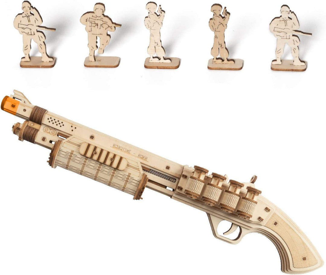 Robotime Gun Blocks Model Building Kit Speelgoed Gift voor kinderen Kinderen jongens verjaardagscadeau