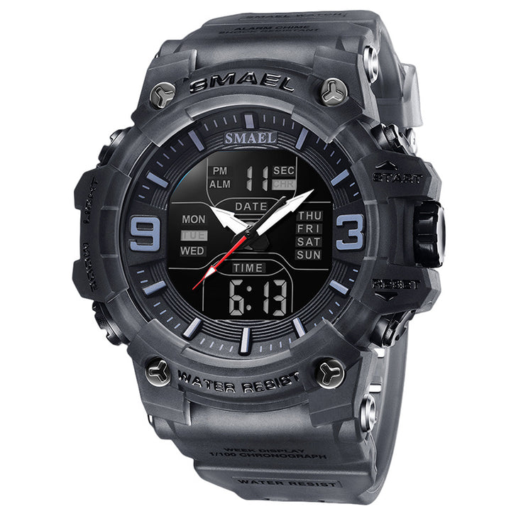 Sport Waterproof Electronic Watch Multi-Function Training Alarm Clock Watch