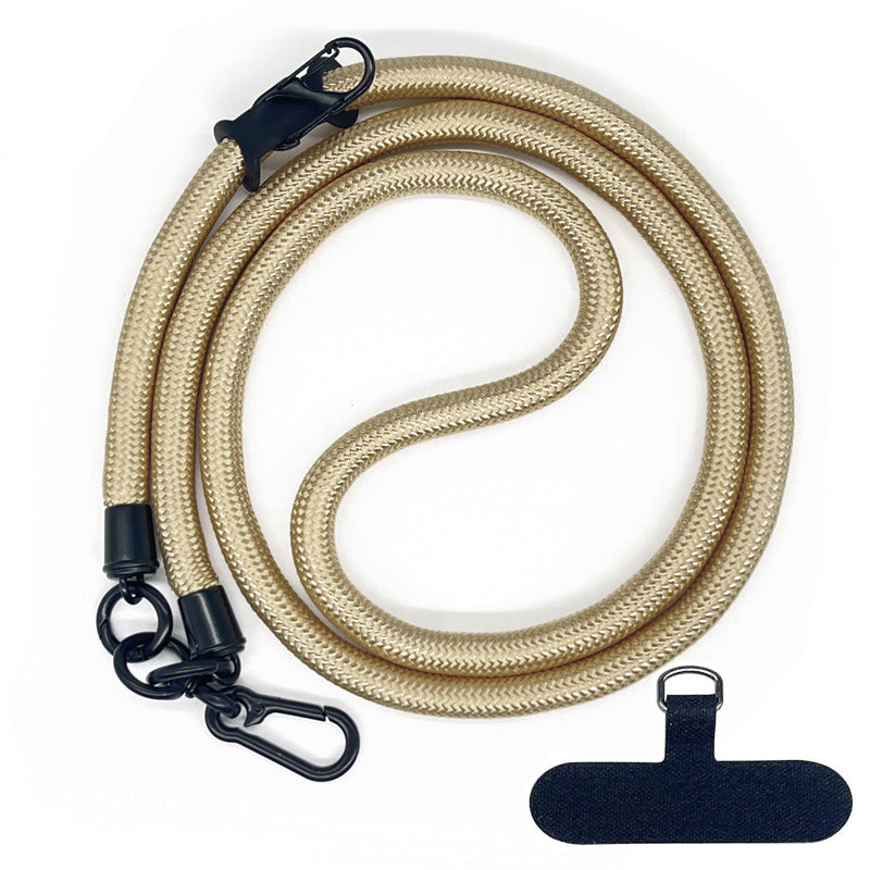 10 mm Climbing Rope Telefon mobil Garnitură Lankard Garnitură reglabilă Crossbody Telefon mobil curea cu Curea de cameră cu curea de cameră anti-pierdere a gâtului