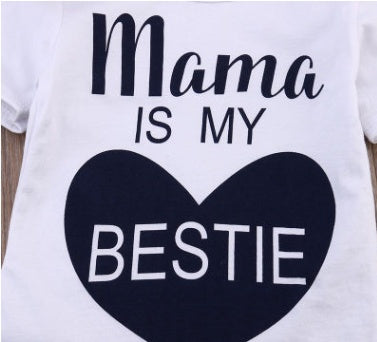 A mama az én bestie baby romper