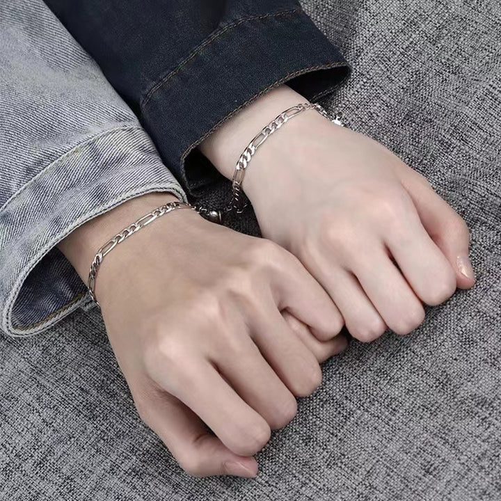 Niche High-grade Love Magnetic Couple Bracelet Pair