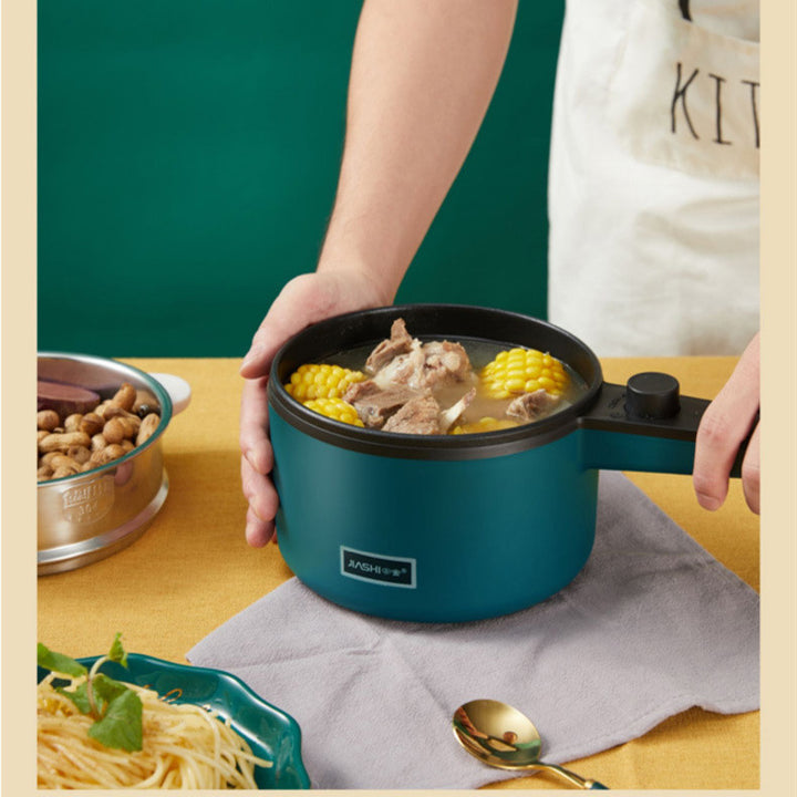 Mini Mutfak Elektrikli Pot Çok Fonksiyonlu Ev Elektrikli Pişirme Pot Akıllı Erişte Pişir