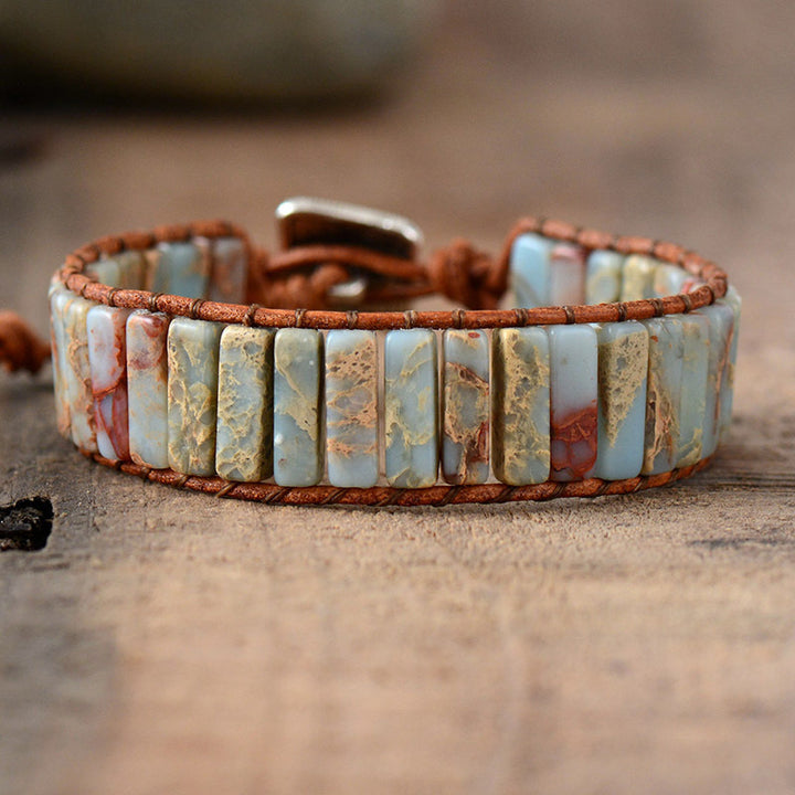 Handmade Beaded Weave Winding Bracelet