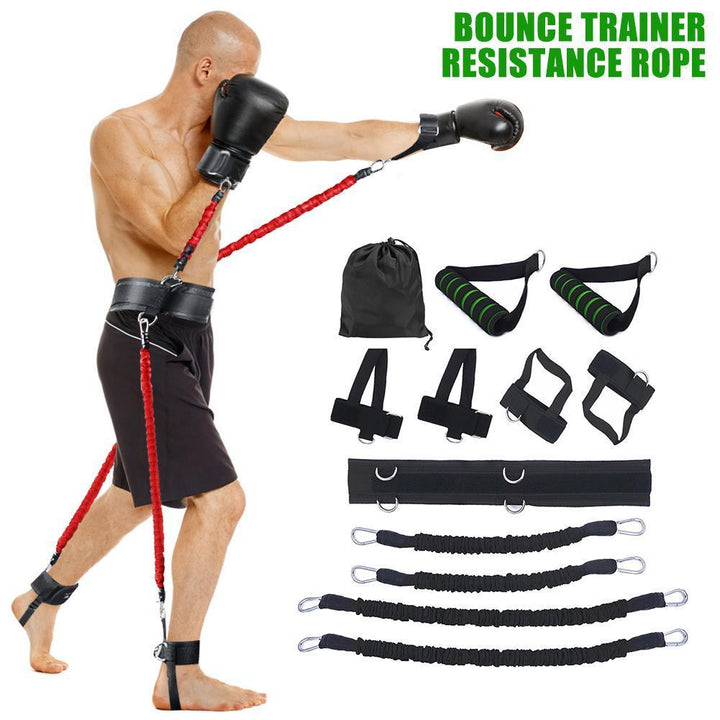 Dispositivo de entrenamiento de fuerza de rebote de la pierna del brazo de boxeo